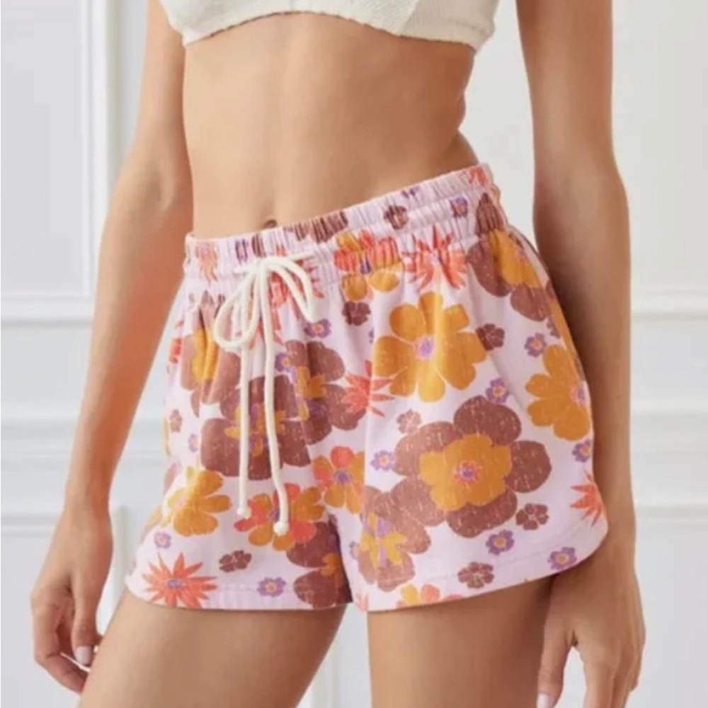 NWT Urban Outfitters Out From Under Ellie Floral Sweat Shorts XS